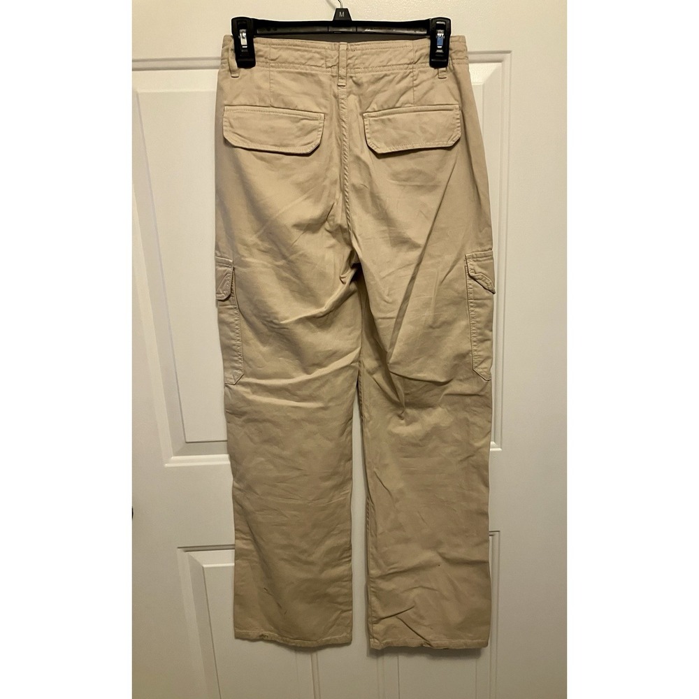 Zara Women's Khaki Beige Cargo Pants Size 2‎ - Picture 3 of 5
